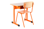 Aufstellung Tisch Titan + 2x Stuhl Klasik